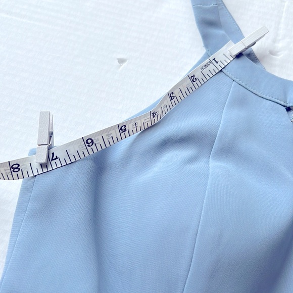 Azazie long blue dress. Size AO - Picture 3 of 9